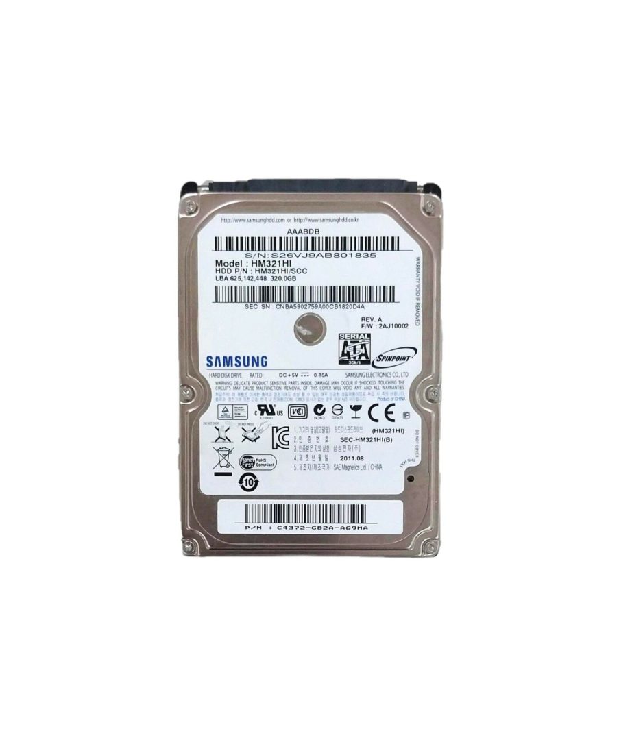 Disco HDD 320GB Seagate para notebook (Usado sin caja)