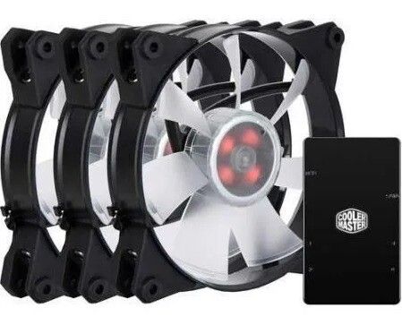 Cooler FAN CoolerMaster MasterPro 120 AP KIT x3 (Usado full box)