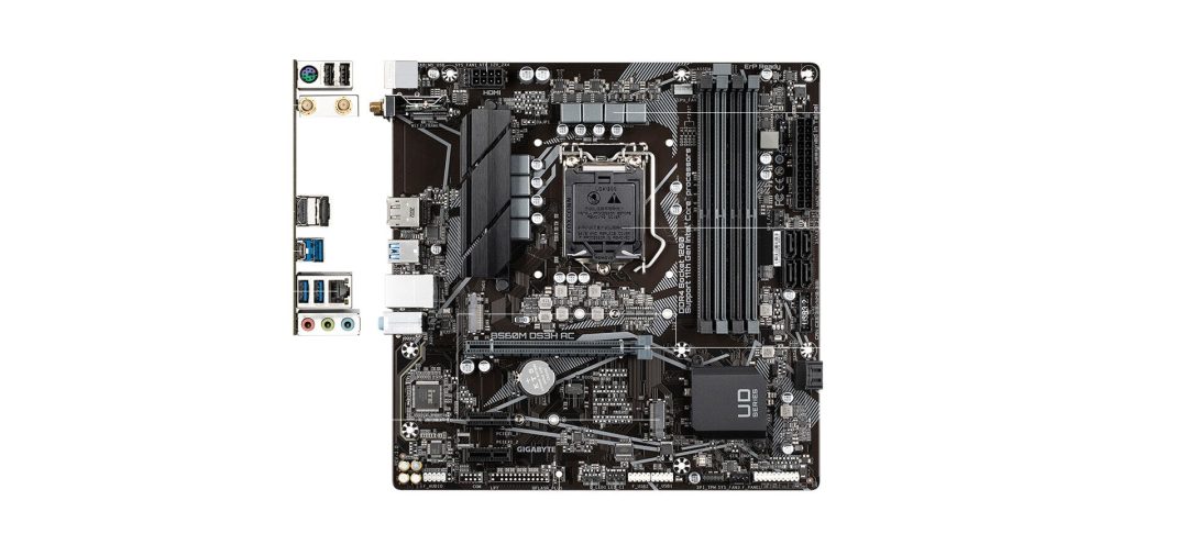 Motherboard Gigabyte B560M DS3H V2 (Usada sin caja) Motherboard Gigabyte B560M DS3H V2 (Usada sin caja)