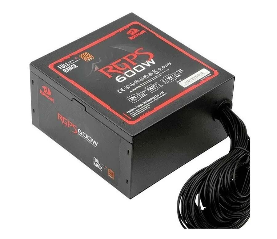 Fuente Redragon 600W 80+Bronze RGPS (Usada full box) Fuente Redragon 600W 80+Bronze RGPS (Usada full box)