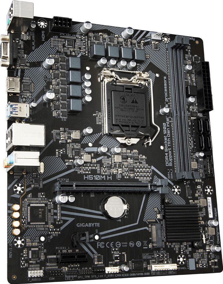 Motherboard Gigabyte H510M-H (Usada sin caja) Motherboard Gigabyte H510M-H (Usada sin caja)