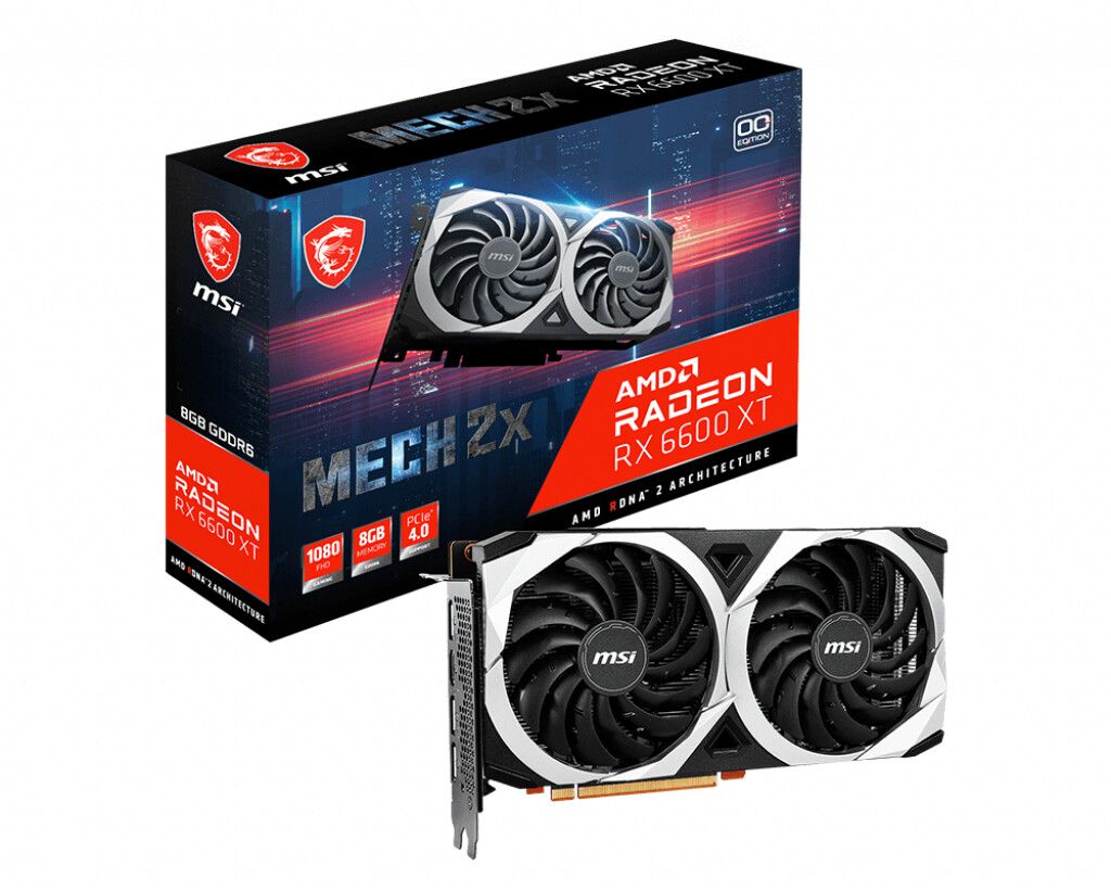 Radeon MSI RX 6600XT Mech 2X 8GB (Usada Full Box) Radeon MSI RX 6600XT Mech 2X 8GB (Usada Full Box)