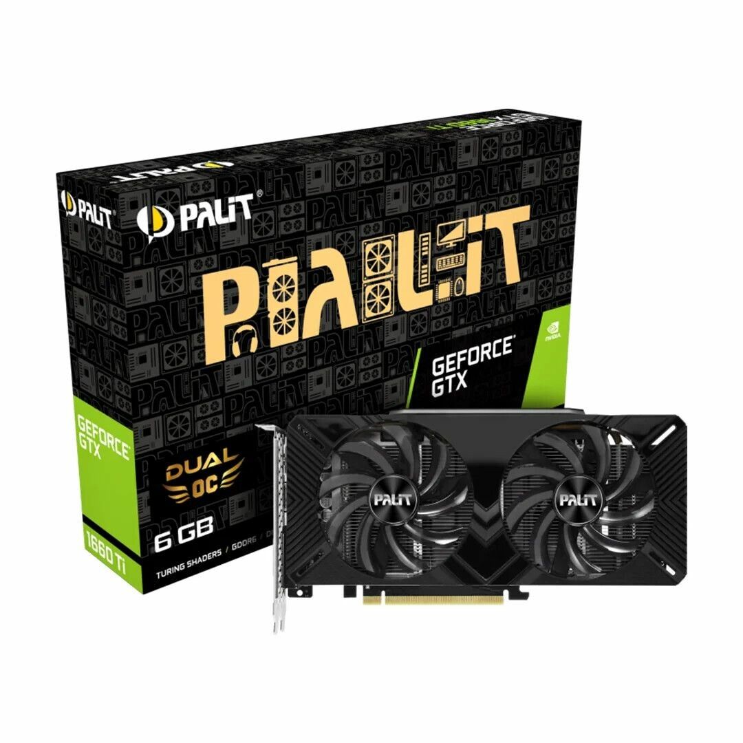 GeForce Palit GTX 1660 ti 6GB (Usada full box) GeForce Palit GTX 1660 ti 6GB (Usada full box)