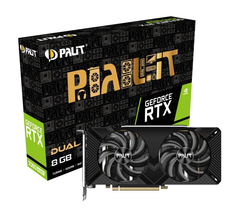GeForce Palit RTX 2060 Super Dual 8GBb (Usada sin caja)
