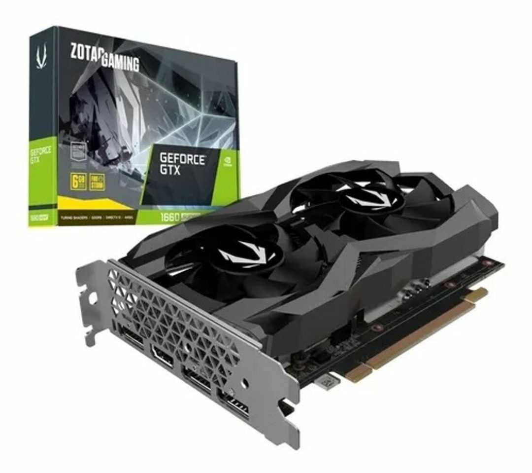 GeForce Zotac GTX 1660 Super 6GB (Usada sin caja)